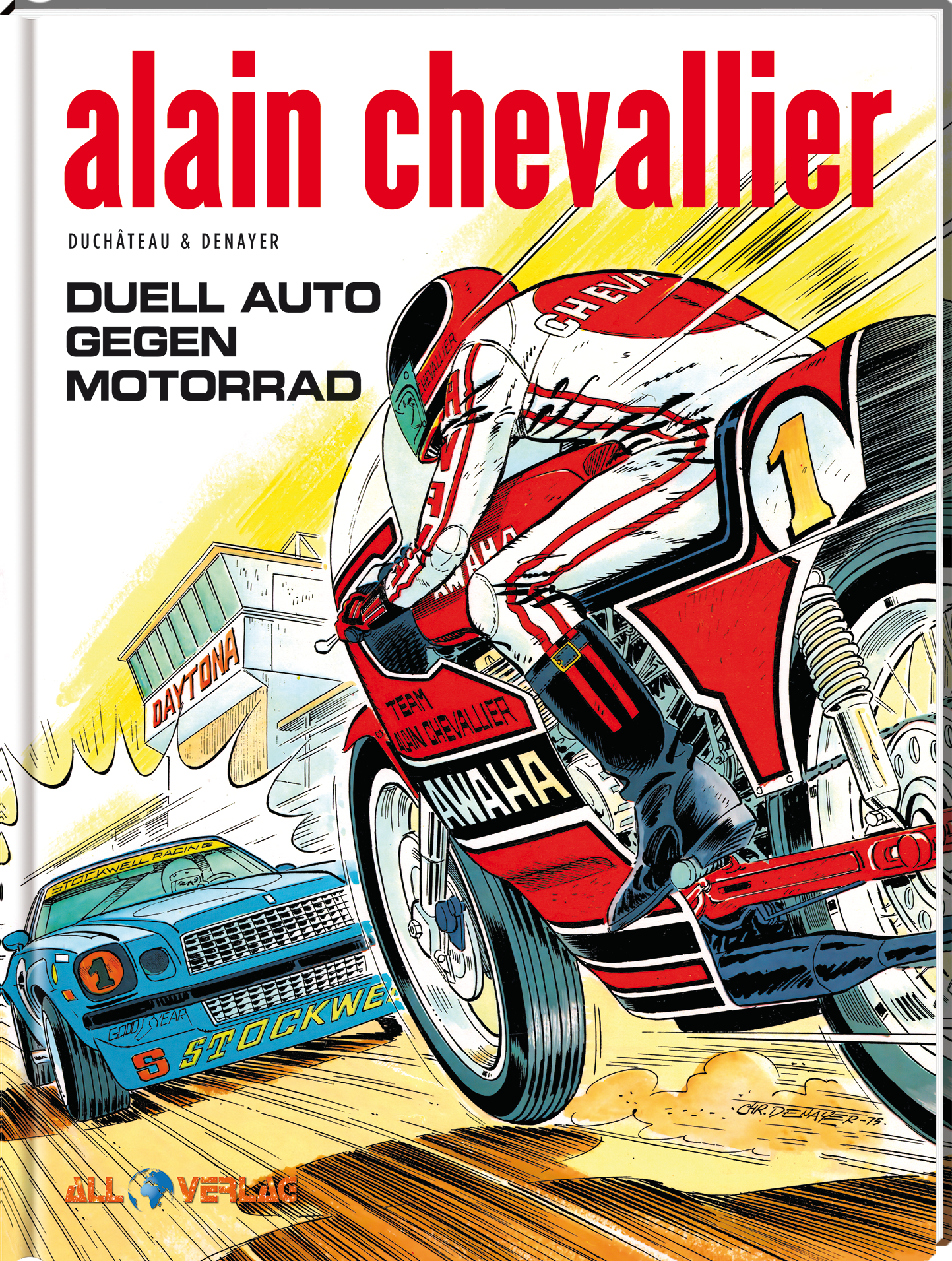 Alain Chevallier 7 - Duell Auto gegen Motorrad