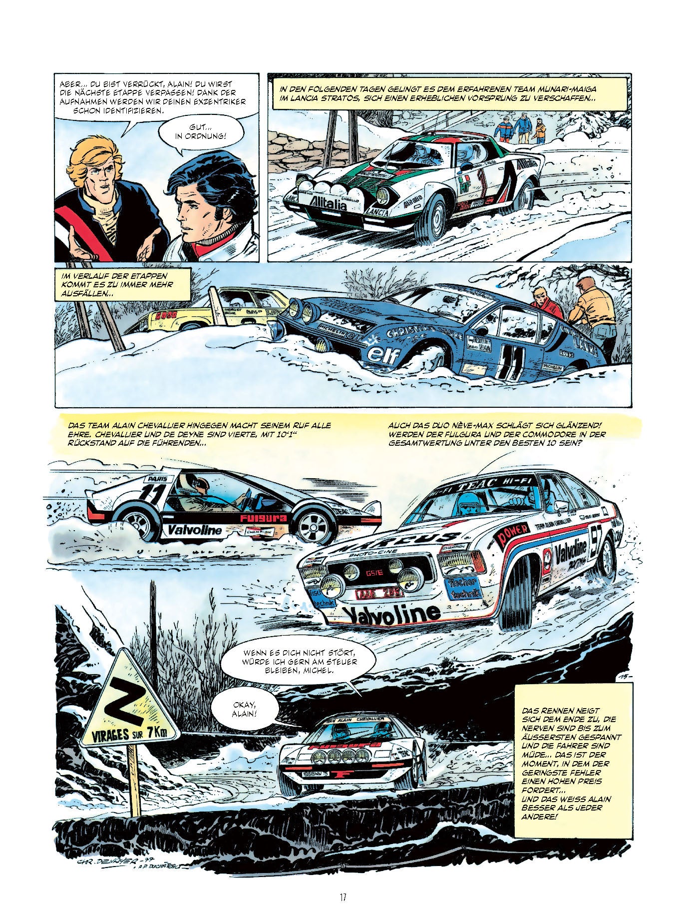 Alain Chevallier 10 VZA - Das Monster im   Schnee