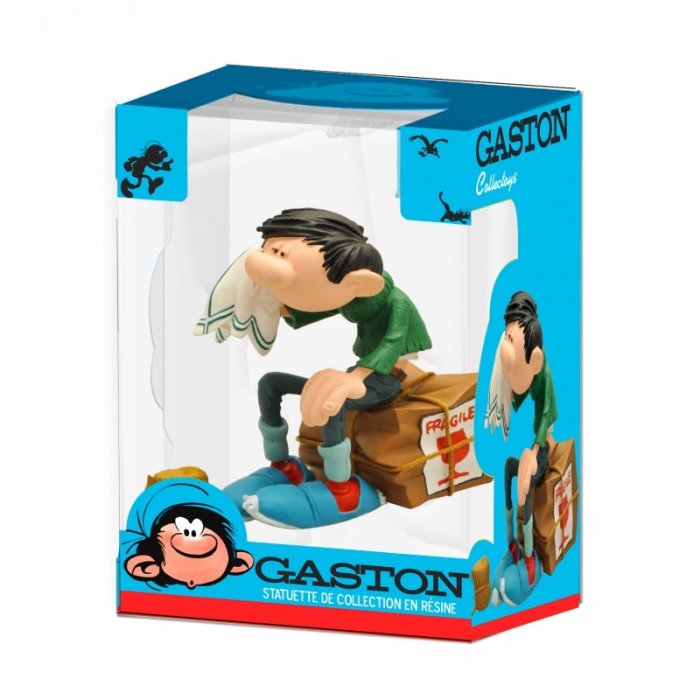 Gaston Figur (sitzend auf Karton), 16 cm