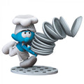 Schlumpf-Figur (mit Tellerstapel), 14 cm