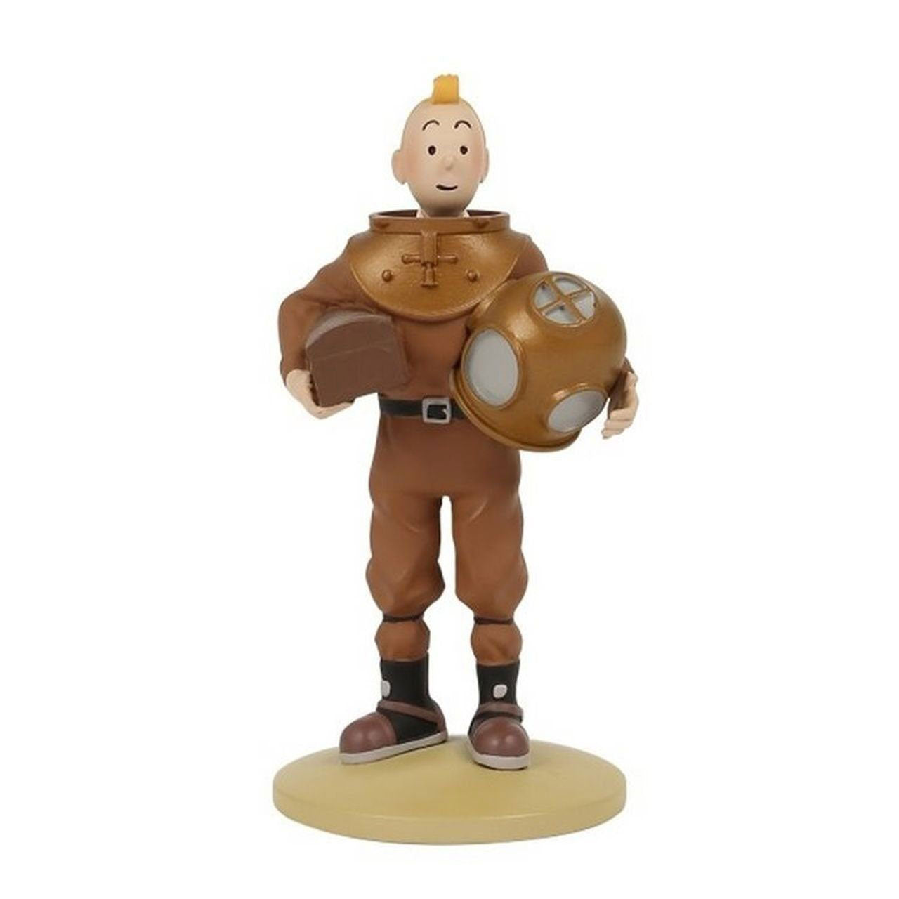Tim und Struppi Figur: Tim als Taucher, 12 cm