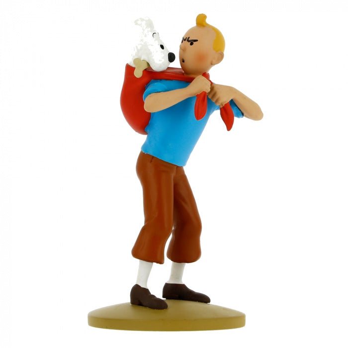 Tim und Struppi Figur: Tim trägt Struppi, 13 cm