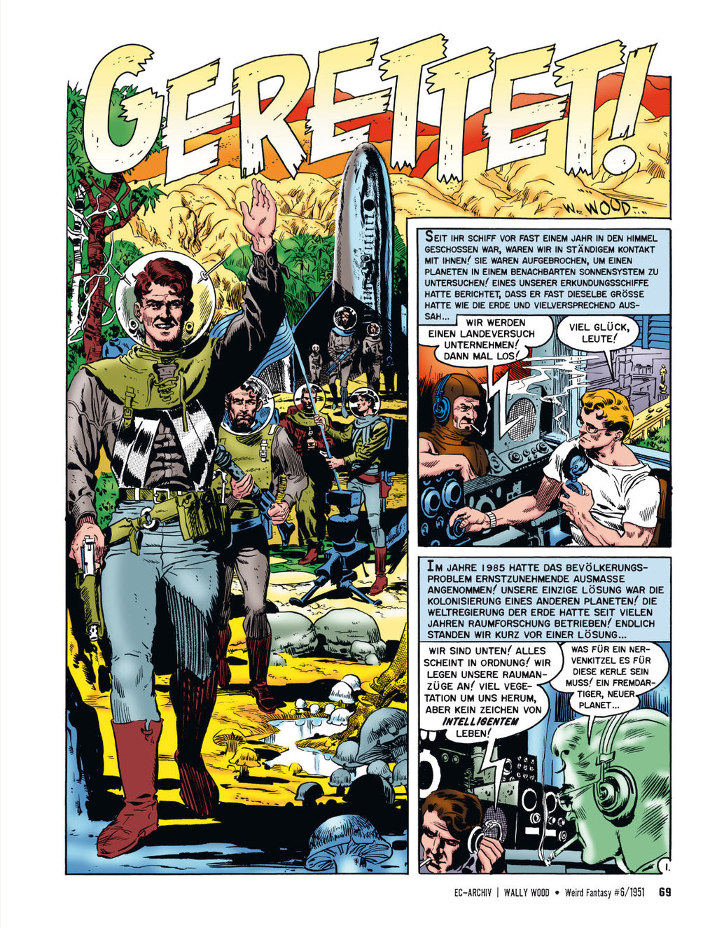 EC Archiv - Wally Wood 1 (Gesamtausgabe)